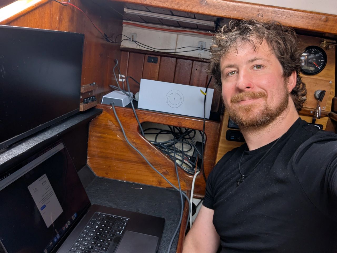 Daniel Firth at work